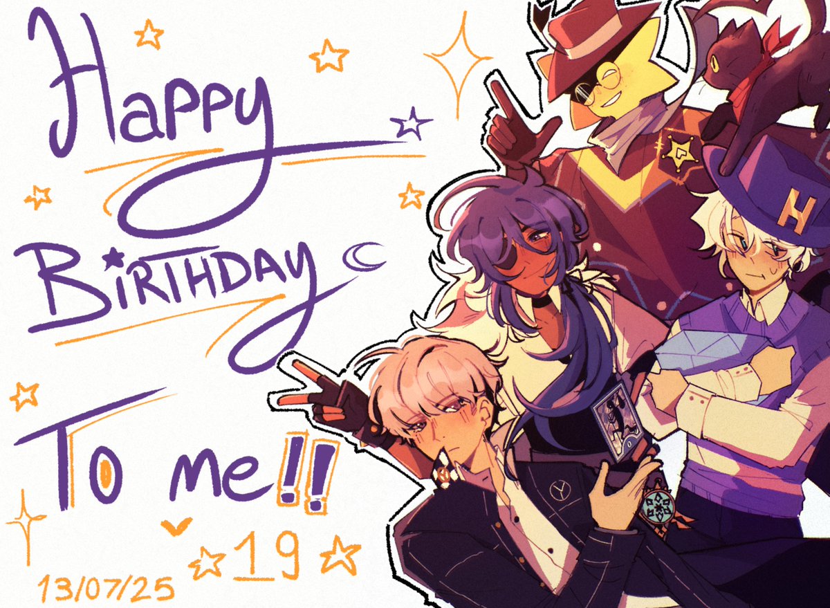 Tsuki_Glitch's tweet image. AAAAnd it's my birthday!! YOOOO
so have my favorites sillies(would've have drawn more but I'm tired lol)
 :D
#Kaeya #YuNarukami #Starlo #HenryStickmin #GhostTrick