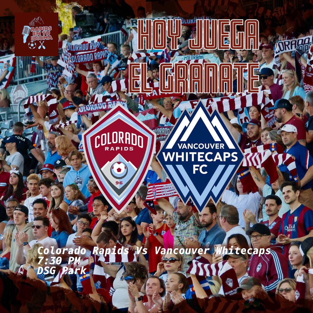 HOY JUEGAN LOS RAPIDS!! AGUANTE GRANATE! 😤

#Rapids96
