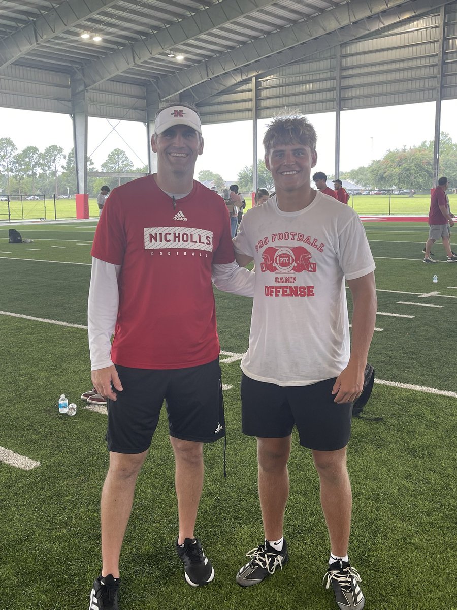 Lawson Dixon (@lawsondixon6) on Twitter photo Had a great time at <a href="/Nicholls_FB/">Nicholls Football ๐</a> blessed to receive offensive MVPโ๏ธโ๏ธ!!
<a href="/TommyRybacki/">Tommy Rybacki</a> <a href="/CoachMurph4/">Sean Murphy</a> <a href="/Fertitta_Gabe/">Gabriel Fertitta</a> <a href="/RecruitLouisian/">Recruit Louisianaโข๏ธ</a> Had a great time at <a href="/Nicholls_FB/">Nicholls Football ๐</a> blessed to receive offensive MVPโ๏ธโ๏ธ!!
<a href="/TommyRybacki/">Tommy Rybacki</a> <a href="/CoachMurph4/">Sean Murphy</a> <a href="/Fertitta_Gabe/">Gabriel Fertitta</a> <a href="/RecruitLouisian/">Recruit Louisianaโข๏ธ</a>
