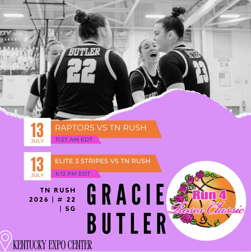 Gracie Butler (@gracie_b_22) on Twitter photo 3-1 overall at <a href="/TFNsRun4Roses/">TFN's Run 4 Roses</a>! Back on the court tomorrow for part 2! <a href="/tn_rush/">TN Rush Basketball Program</a> 3-1 overall at <a href="/TFNsRun4Roses/">TFN's Run 4 Roses</a>! Back on the court tomorrow for part 2! <a href="/tn_rush/">TN Rush Basketball Program</a>