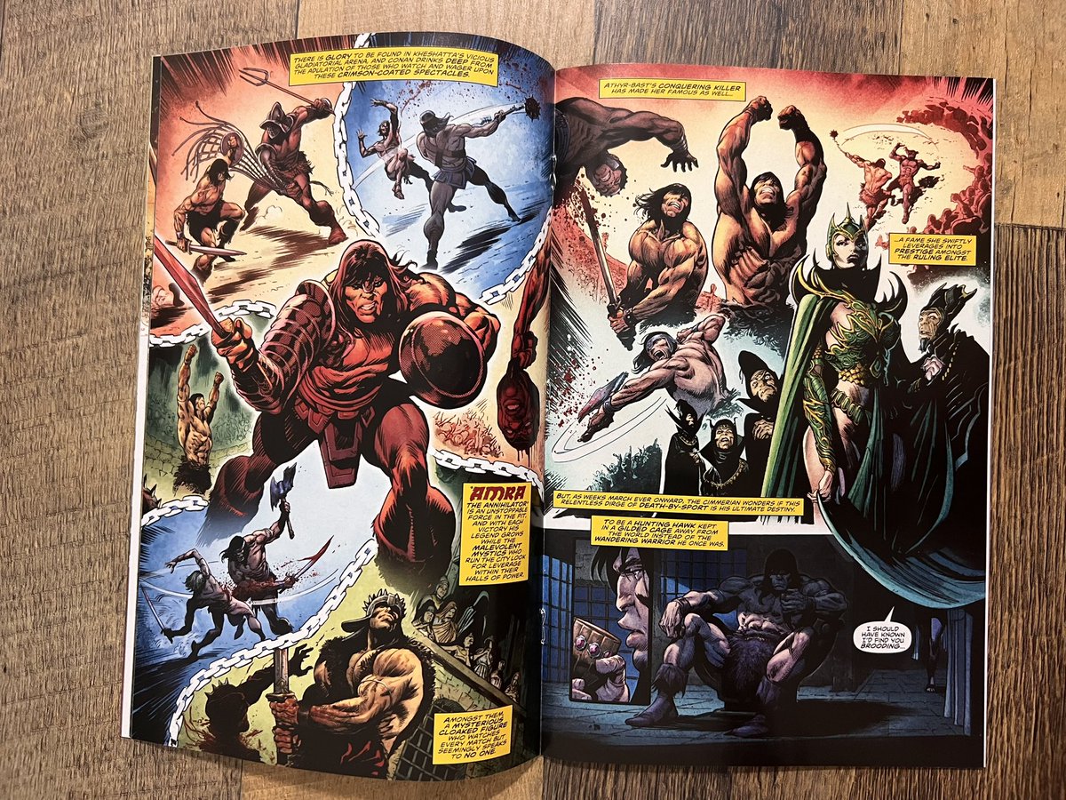 bkthd's tweet image. Conan The Barbarian #22: Another great issue. Conan is tossed to the gladiator pits, fights for survival & looks for an opening to escape. Great read and great art, delivers every month. W:@JimZub A:@FernandoDagnino C:@DiegoR_Colorist @ComicsTitan #comics