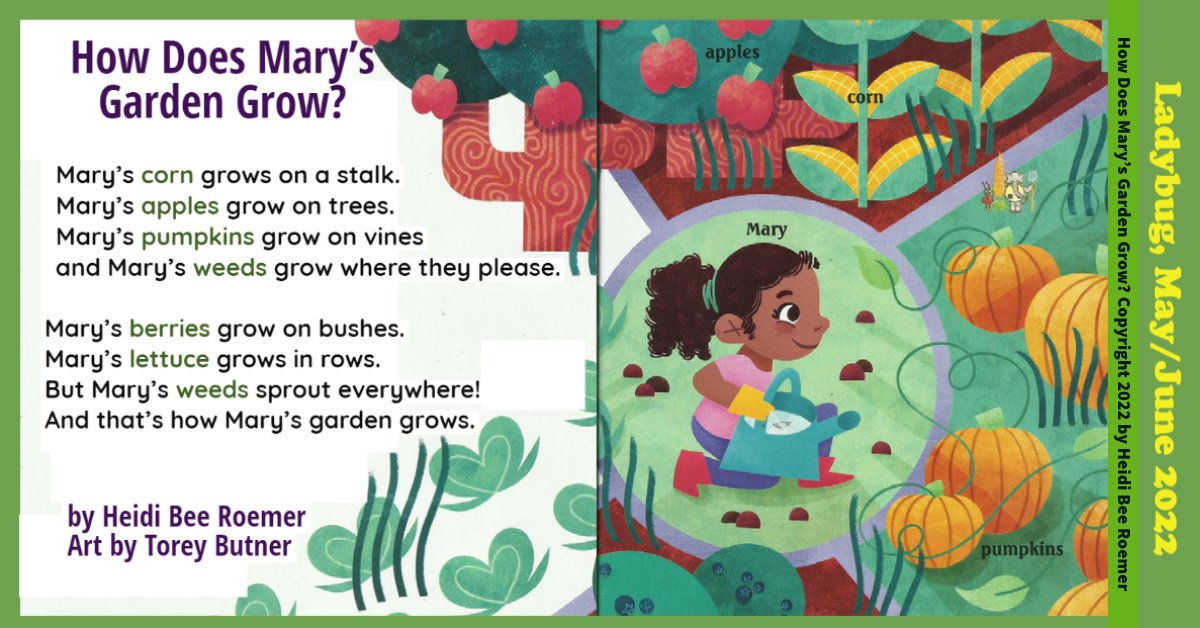 steampoweredpo1's tweet photo. How's YOUR garden growing this summer?
#kidlit #poetry #poetrycommunity #gardening #greenthumb #stem4kids #gardens https://t.co/8fCgrdUsIf