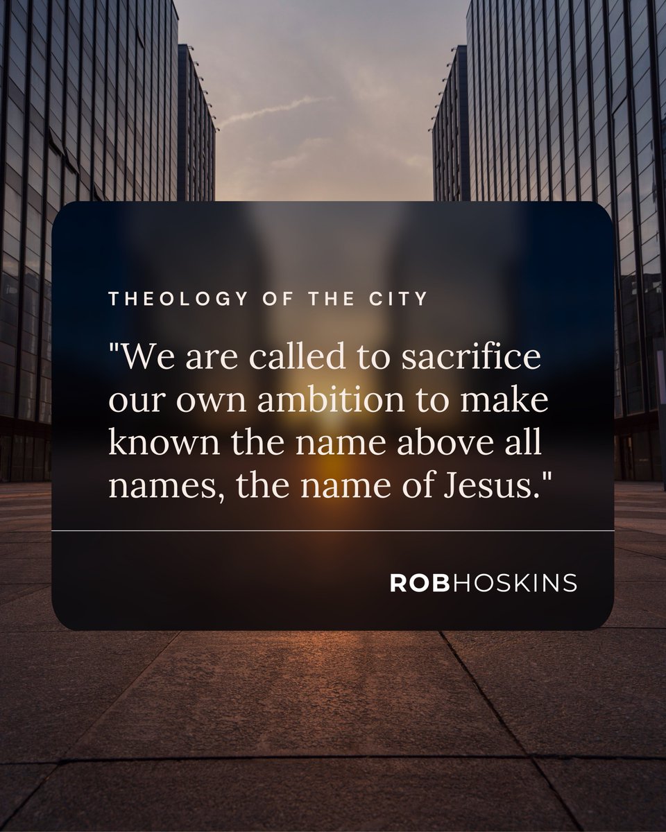 robhoskins's tweet image. Theology of the City is about seeing urban life through a Kingdom lens. It’s about discovering God’s vision for our communities and stepping into His mission right where we are.  

📖 Want to read a free preview? Download at the link in my bio. #TheologyoftheCity #missions