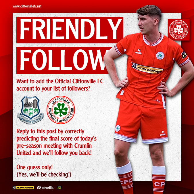 Cliftonville FC tweet media