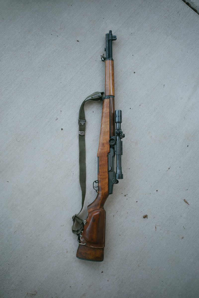GarandThumb1's tweet image. M1D, a good example of a rifle pressed into designated marksman/sniper territory when it wasn’t precisely suited for such duties.