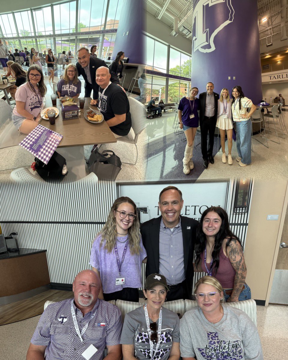 TarletonPrez's tweet image. Orientation #14 was a memorable one! We welcomed many new Texans, and I can鈥檛 wait to see all of you again this fall 馃挏
#TarletonState #BleedPurple #Tarleton125
