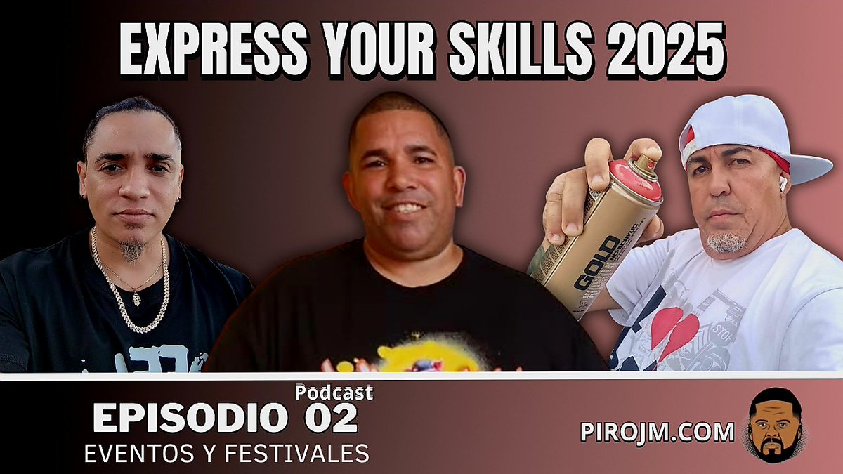 PIROJM's tweet image. No te pierdas nuestro próximo episodio del Podcast de Eventos y Festivales! 🎉

Este lunes a las 7:30 pm, conversaremos con Rex Jay, AK Fresh y Flavor sobre el emocionante evento Express Your Skills, que se realizará del 18 al 20 de julio de 2025. PIROJM.COM