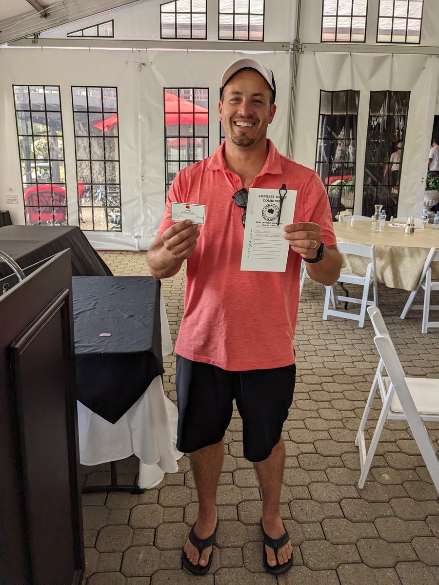 BringBackLee's tweet image. And congrats to @jsharpley7 for winning the longest drive and Nathan for winning closest to the pin! #SensTwitterScramble