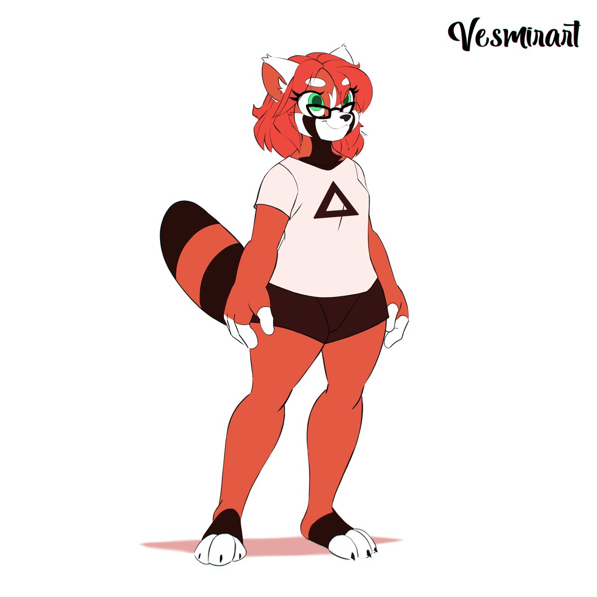 Vesmirart's tweet image. Red pandaa