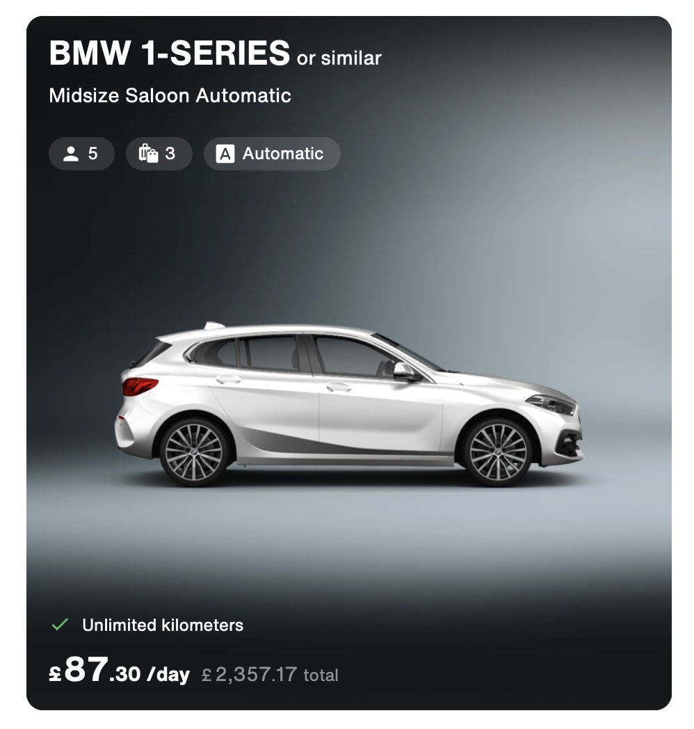 Bennet Gartside (@bennet76) on Twitter photo One day apart in quoting, but a 41% hike in prices. You really gonna make your cookies work like that? <a href="/SixtPT/">Sixt Portugal</a> <a href="/SixtPortugal/">Sixt Portugal</a> #sixt #robbingbastards One day apart in quoting, but a 41% hike in prices. You really gonna make your cookies work like that? <a href="/SixtPT/">Sixt Portugal</a> <a href="/SixtPortugal/">Sixt Portugal</a> #sixt #robbingbastards