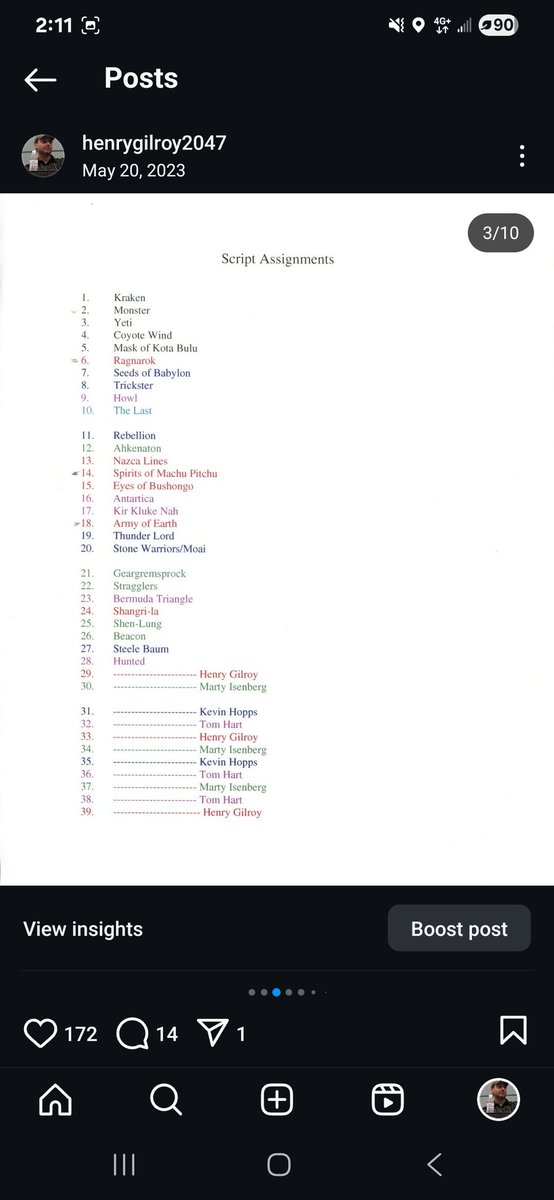 Henry Gilroy tweet media