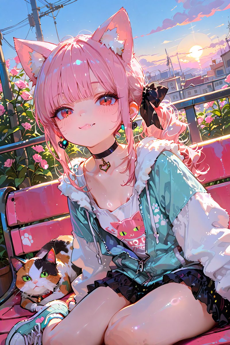 おはようございます✨️

今日もよろしくお願いします( * ॑꒳ ॑* )♥

#AIイラスト
#AIart