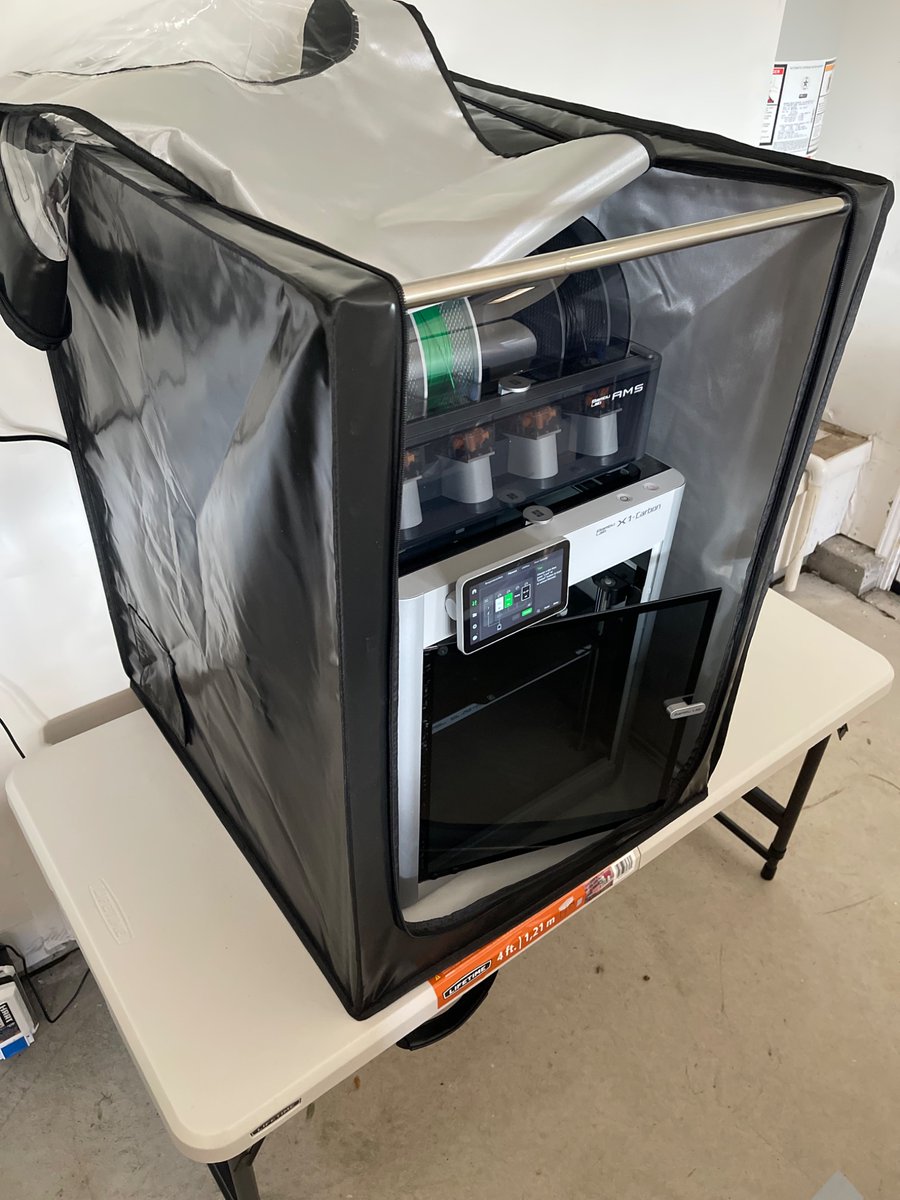 Anyone in the Bay want to purchase my barely used Bambu X1C 3D printer? Thinking $1000. I’ll be in South Bay for a few weeks beginning Monday. I probably wouldn’t include the enclosure but could if you want it.