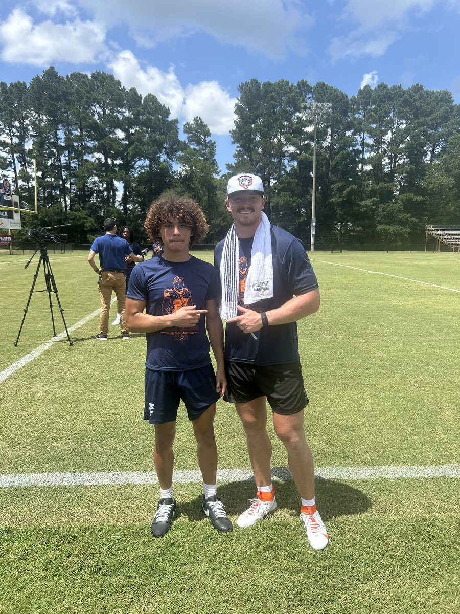 Had a great time at swayze Bozeman football camp learned a lot of new stuff and put on A great performance!!