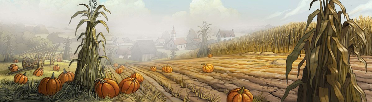 ani_obsessive's tweet image. Background paintings from Over the Garden Wall (2014), created by Patrick McHale, Cartoon Network Studios