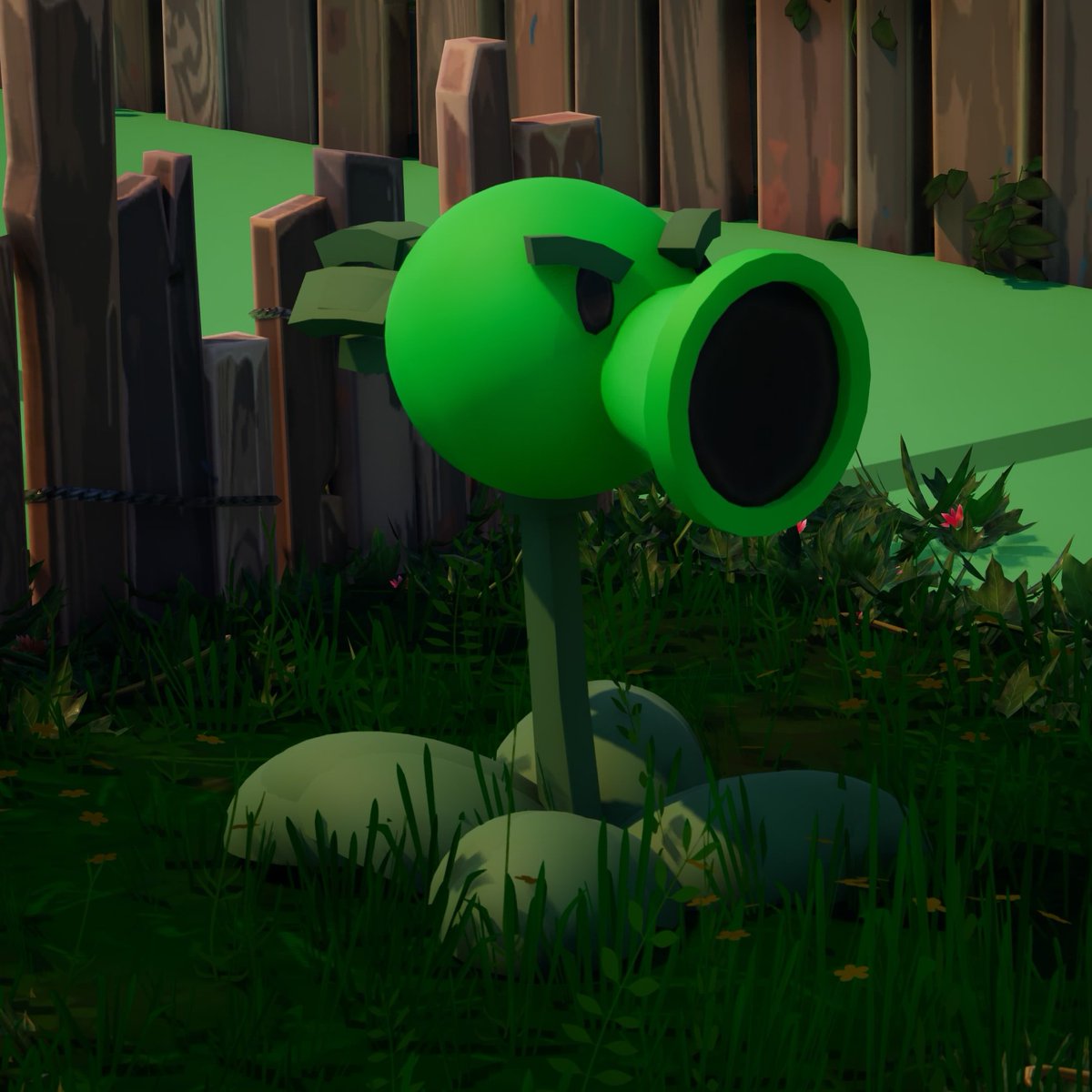 No finjas la voz, no te has ganado ese derecho #pvzfanart #fortnitecreative