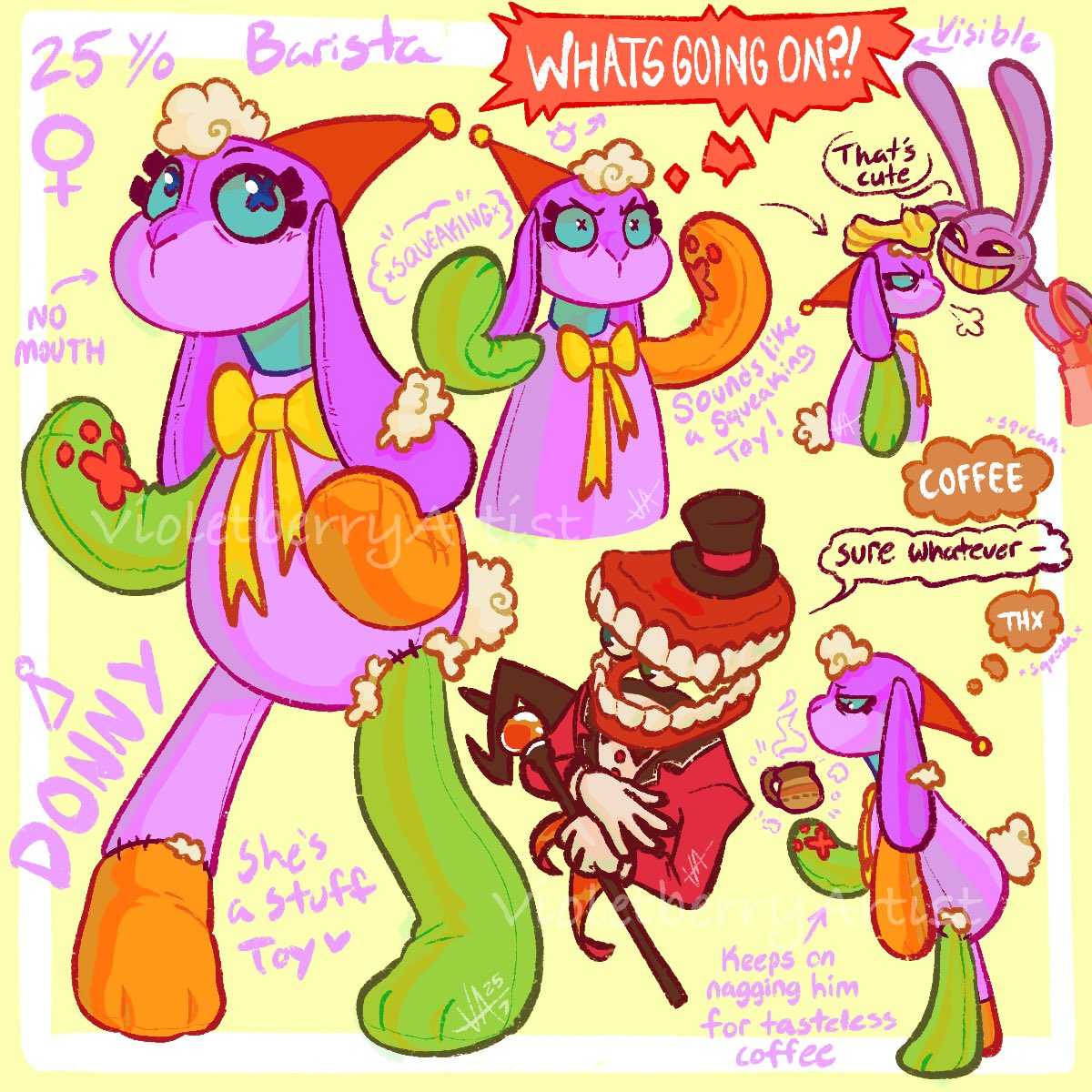 ArtB3rry's tweet image. Meet Donny! 
#DigitalCircus #digitalcircusoc #oc