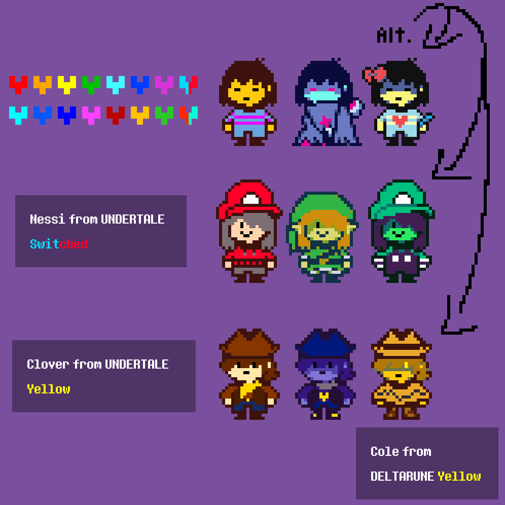 quadripoly's tweet photo. watch the chudlings for me
#UNDERTALE #DELTARUNE #UNDERTALEYellow #UNDERTALESwitched https://t.co/V6EgAzoGTl
