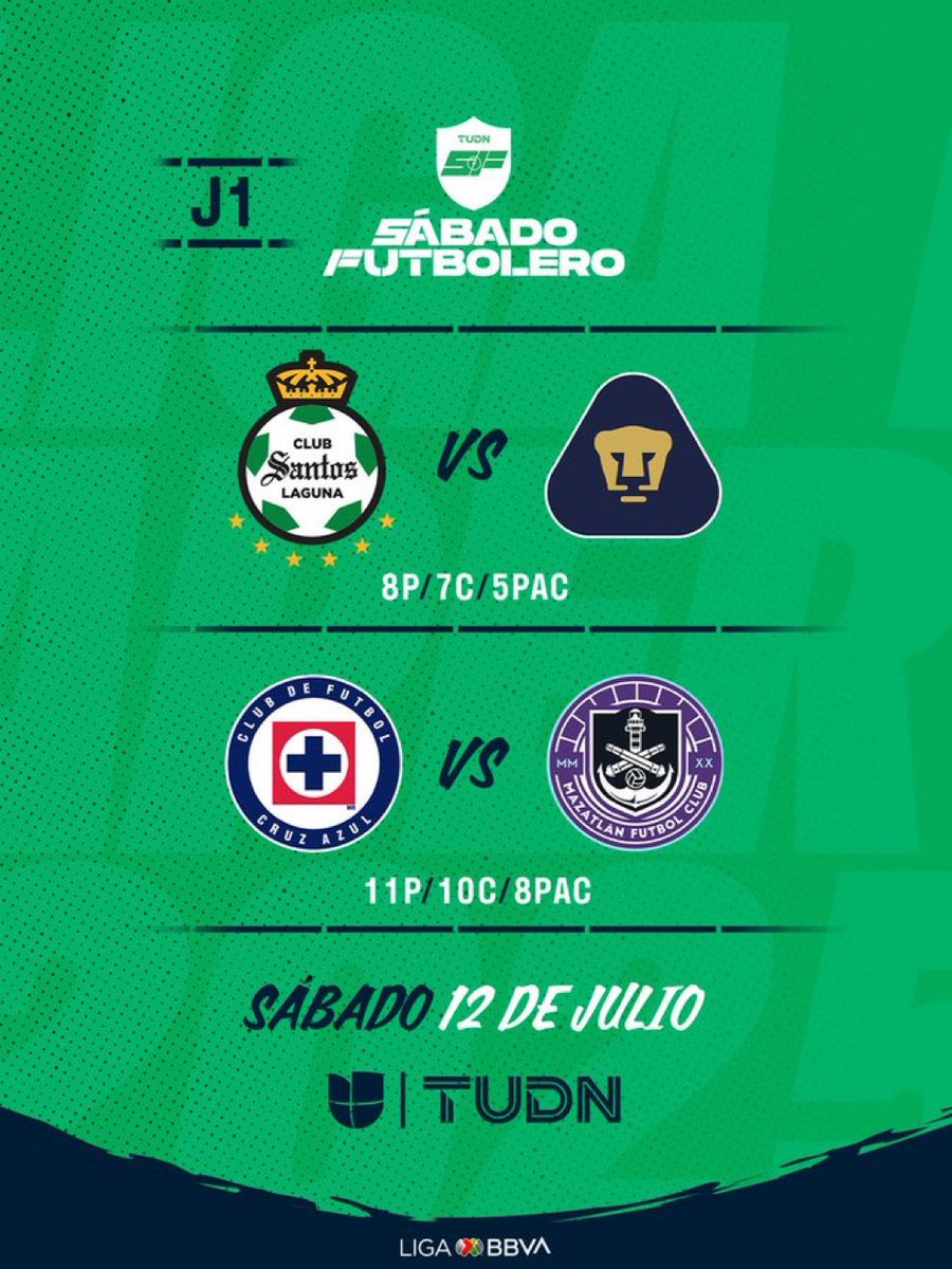 ManuelBarreraBaquero (@elmanubaquero) on Twitter photo Arrancó la liga mx! Te espero hoy con el <a href="/ClubSantos/">Club Santos</a> vs <a href="/PumasMX/">PUMAS</a> por <a href="/Univision/">Univision</a> para todo EEUU!!
¿Aaron Ramsey debuta? Iniciamente buscan que continúe su adaptación hasta la Leagues Cup pero…
Estaré junto a <a href="/cantogoles/">Daniel Nohra</a> <a href="/AgomezlunaM/">Antonio Gomez Luna</a> y <a href="/daniel_velasco5/">Daniel Velasco | El Sonrisas 🃏</a>
<a href="/TUDNUSA/">TUDN USA</a> 🎙️😎😮💨 Arrancó la liga mx! Te espero hoy con el <a href="/ClubSantos/">Club Santos</a> vs <a href="/PumasMX/">PUMAS</a> por <a href="/Univision/">Univision</a> para todo EEUU!!
¿Aaron Ramsey debuta? Iniciamente buscan que continúe su adaptación hasta la Leagues Cup pero…
Estaré junto a <a href="/cantogoles/">Daniel Nohra</a> <a href="/AgomezlunaM/">Antonio Gomez Luna</a> y <a href="/daniel_velasco5/">Daniel Velasco | El Sonrisas 🃏</a>
<a href="/TUDNUSA/">TUDN USA</a> 🎙️😎😮💨