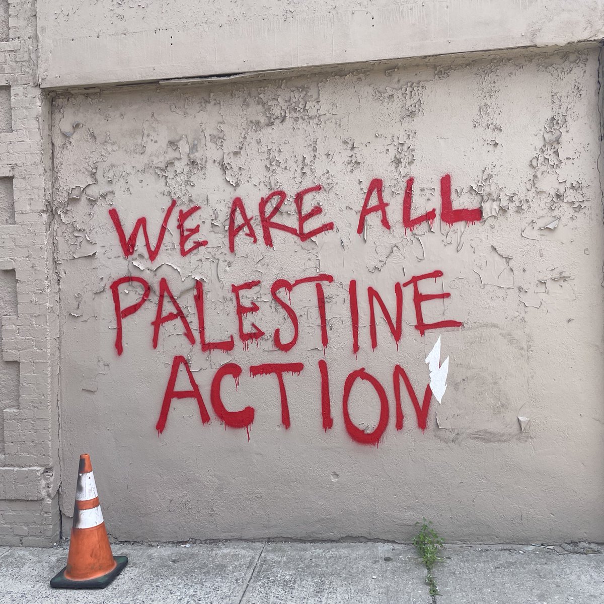 stschrader1's tweet image. We are all Palestine Action (seen in Brooklyn). Free the Filton 18!