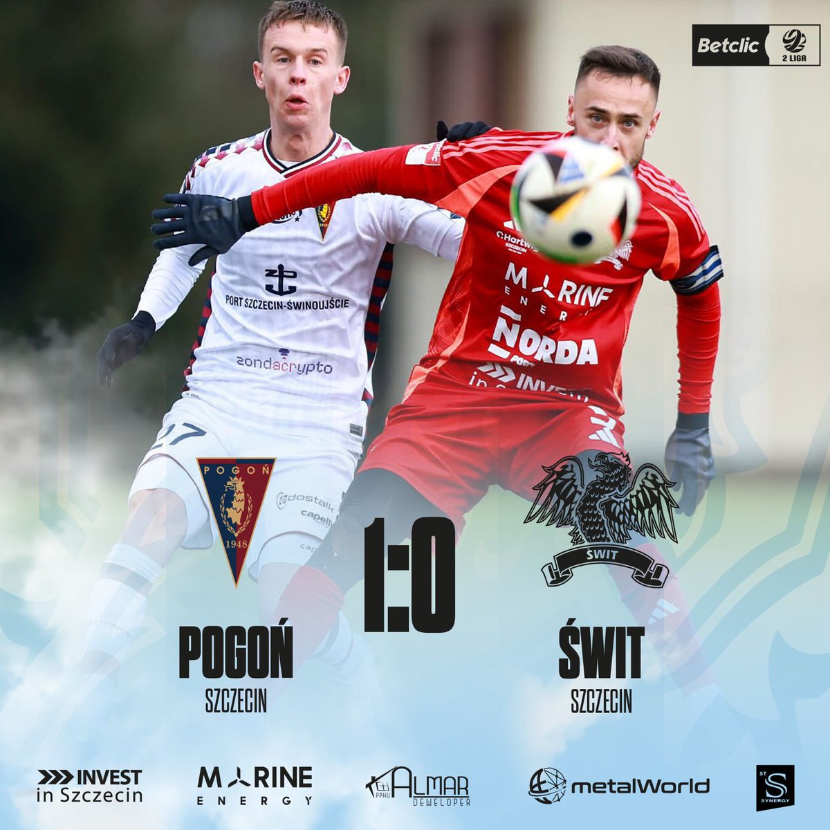 SSkolwin's tweet image. Trzy kwadranse rywalizacji Świtowców z kadrą I zespołu Pogoń Szczecin zakończyły się jednobramkowym zwycięstwem gospodarzy.

Mecz stał na bardzo dobrym poziomie oraz obfitował w wiele sytuacji strzeleckich z obu stron i mógł podobać się kibicom. Ze strony Świtu bliscy zaskoczenia…