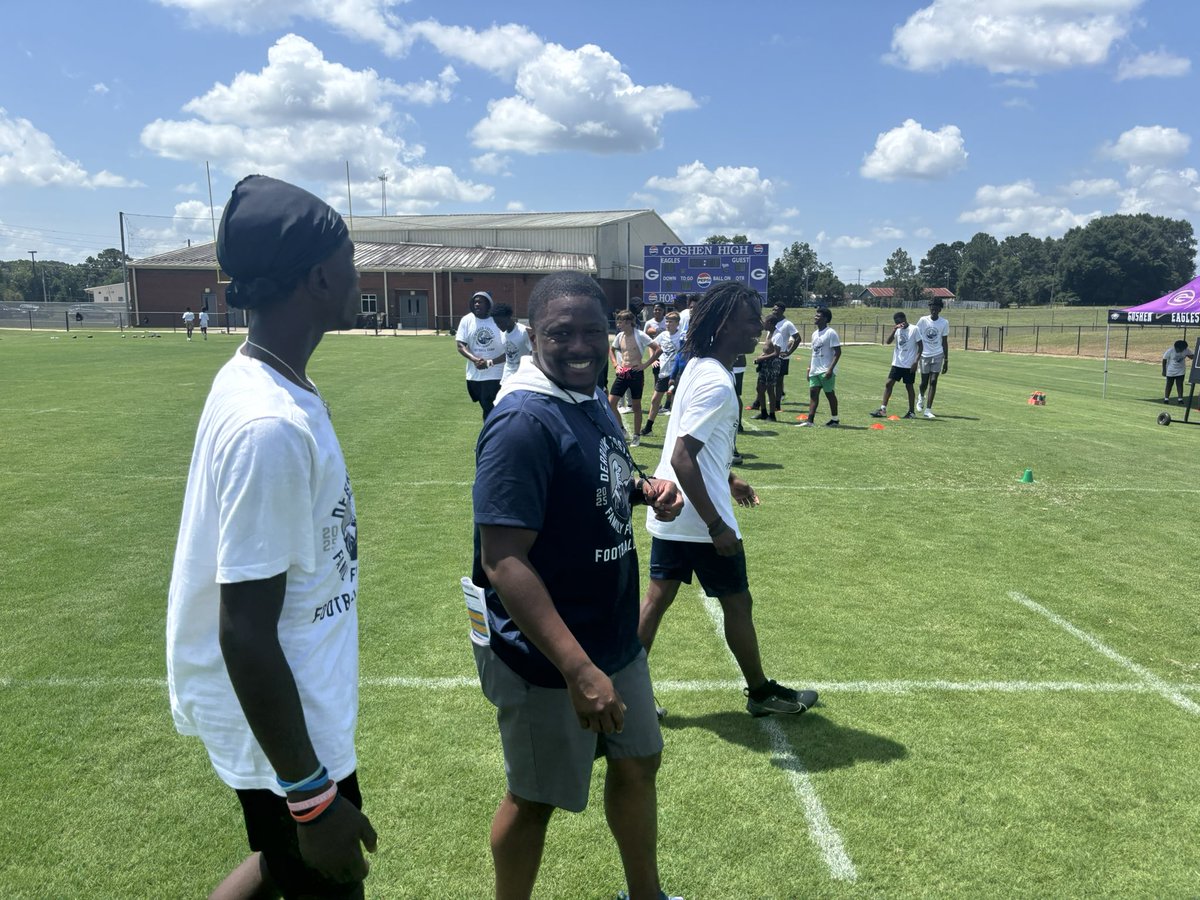 Dallas Cowboys running backs coach Derrick Foster is back at Goshen High, giving back with a kids camp at his alma mater.

We’ll hear from him tonight on <a href="/wsfa12news/">WSFA 12 News</a> <a href="/wsfa12sports/">WSFA 12 Sports</a>!