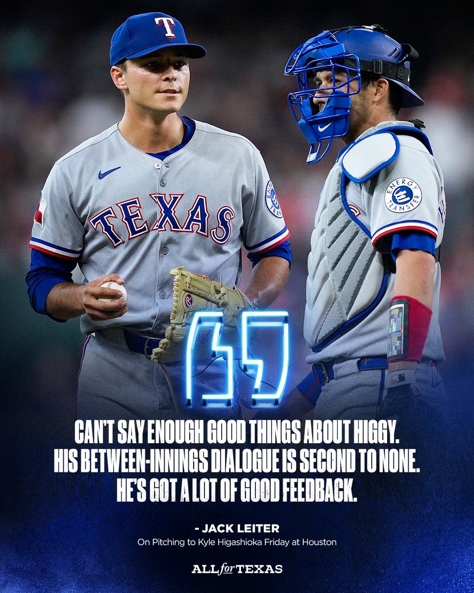 Rangers's tweet image. Veteran backstop navigating the game 🤝