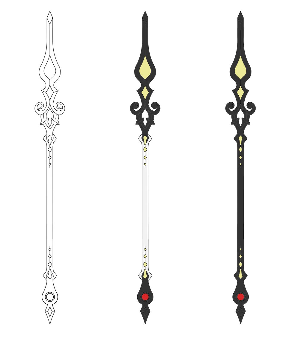Dino2001_'s tweet photo. I think this spear by Motoyasu Kitamura is one of his coolest spear shapes #TatenoYūshanoNariagari #TheRisingoftheShieldHero  #ShieldHero #NaofumiIwatani #anime #animeart #animeoc #isekai #isekaianime #isekaioc #cosplay @shieldheroanime https://t.co/bGIrRKCqDX