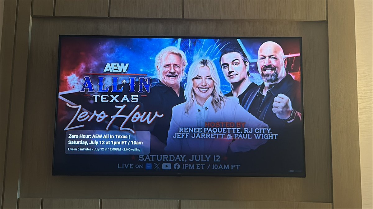 GrappleDungeon's tweet photo. Pretty sweet knowing the show is across the street 😭

 soon I’ll be experiencing #AEWAllInTexas LIVE from Globe Life field https://t.co/1I6kLGbgZY