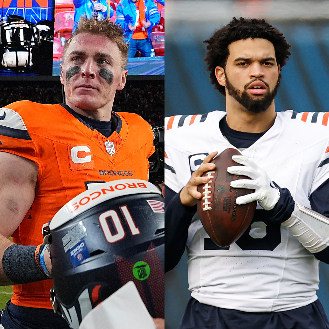 NFLUKIRE's tweet photo. Pick one of these QBs to lead your team for the next 5 years: 

❤️ = @Broncos Bo Nix 
🔁 = @ChicagoBears Caleb Williams https://t.co/QDoNVsEAaM