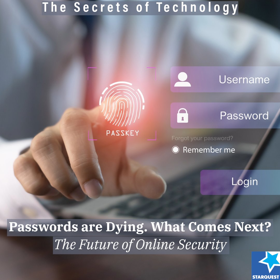 sqpn's tweet image. A Navy guy hand-coded the Catechism onto the internet.
NASA is now on Netflix.
And you’re still using the same password for everything?
Fix that.
🎧 Listen now: Secrets of Technology starquest.fm/TEC306
#TechHistory #PasswordSecurity