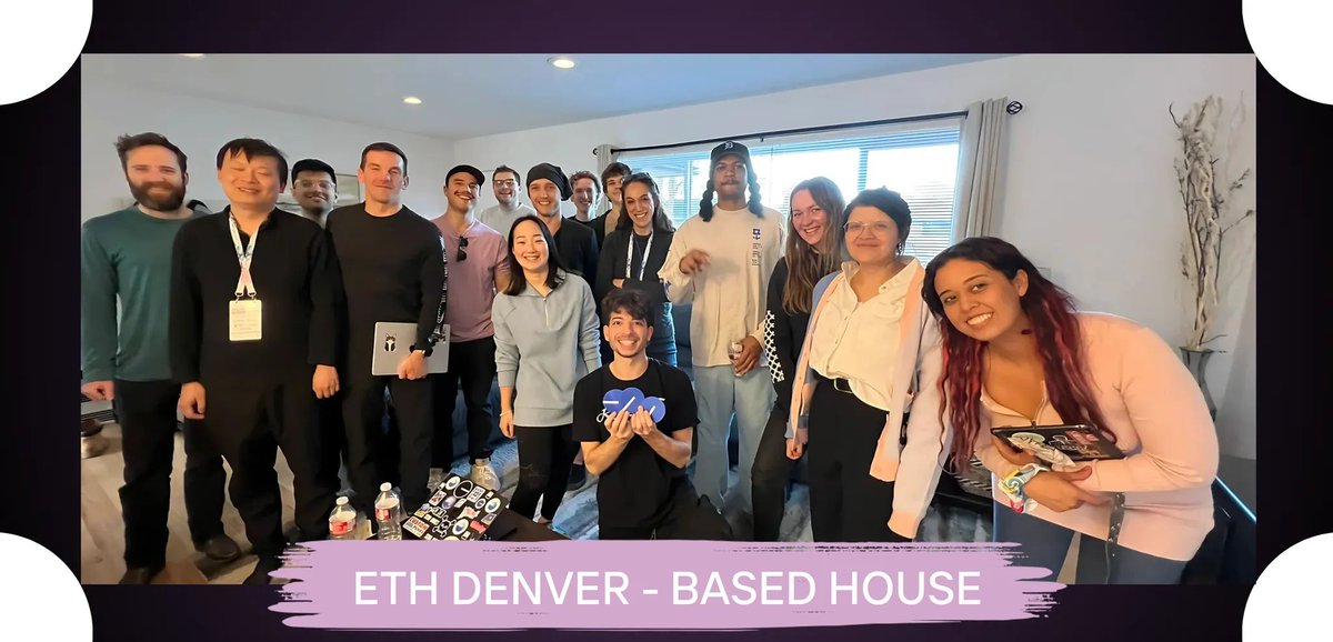 Samuel 🦤 (🧱,🔥) (@samuellhuber) on Twitter photo 11/ An incredible Farcaster magic moment @ ETH Denver
I say this because we sent an open letter to <a href="/jessepollak/">jesse.base.eth</a> and 2 weeks later a full-blown residency was born at <a href="/EthereumDenver/">ETHDenver 🏔🦬🦄</a>.
This was such a peak Farcaster magic moment for all of us <a href="/lucianodeangeIo/">Luciano DeAngelo</a> <a href="/nounderline/">Rafi Gutkowski</a> 11/ An incredible Farcaster magic moment @ ETH Denver
I say this because we sent an open letter to <a href="/jessepollak/">jesse.base.eth</a> and 2 weeks later a full-blown residency was born at <a href="/EthereumDenver/">ETHDenver 🏔🦬🦄</a>.
This was such a peak Farcaster magic moment for all of us <a href="/lucianodeangeIo/">Luciano DeAngelo</a> <a href="/nounderline/">Rafi Gutkowski</a>