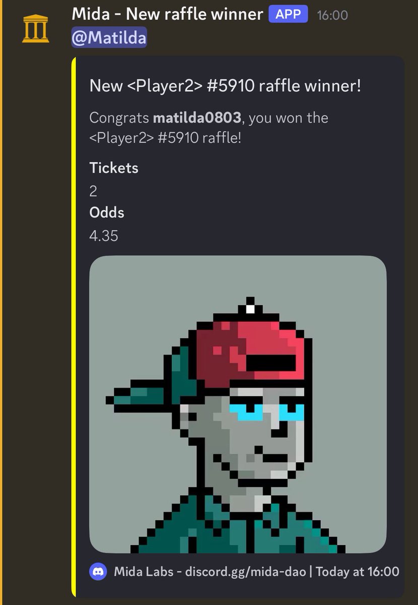 Matilda_mida's tweet image. Another win in THE TEMPLE 🏛
Only possible in @Mida_DAO , thank you for all the amazing prizes ❤️
@playsolana for me 🥳