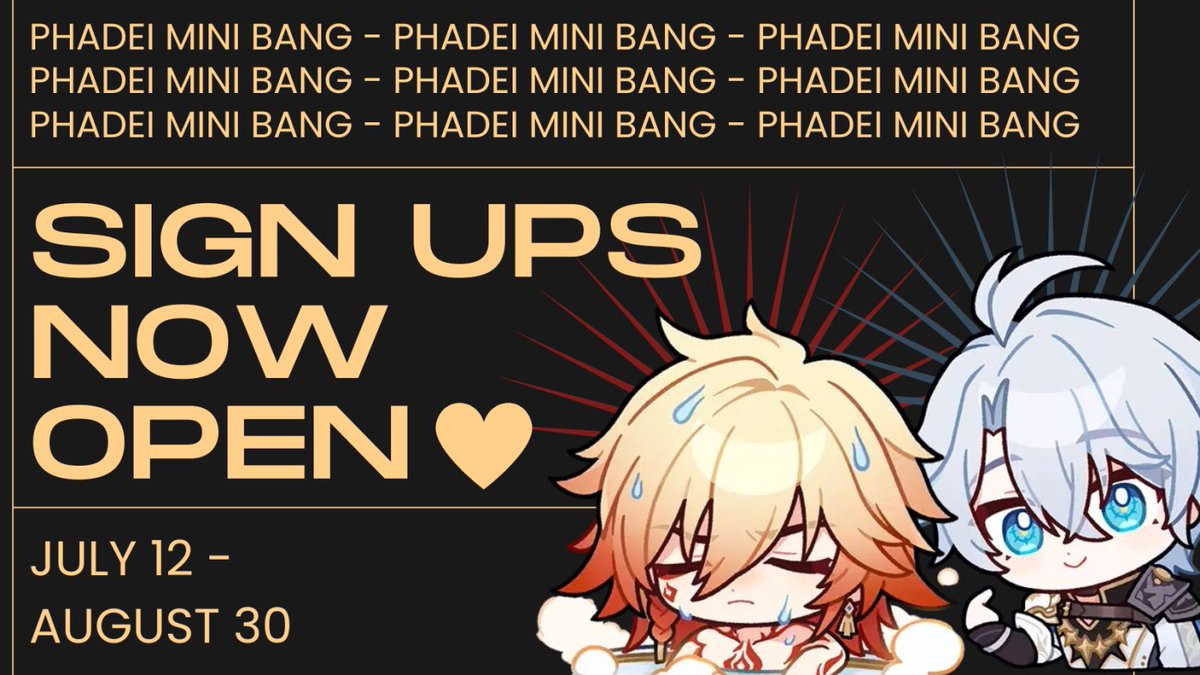 phaideibang's tweet photo. Welcome to the #Phaidei Mini Bang ☀️🍷

This is a HSR fan event open to all artists, writers, and betas who are 18+! 

Sign ups will be open until August 30!

Please check below for our information document and sign up form! #PhaideiBang https://t.co/IcsuWz1XS1