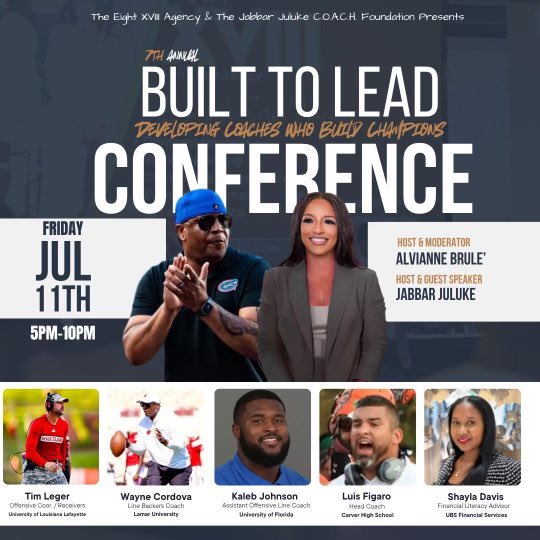 coachcordova's tweet image. A Huge Shoutout to Coach Jabbar Juluke and Alvianne Brule’ for hosting another POWERFUL &amp;amp; IMPACTFUL Leadership Conference for NOLA 🏈 Coaches!