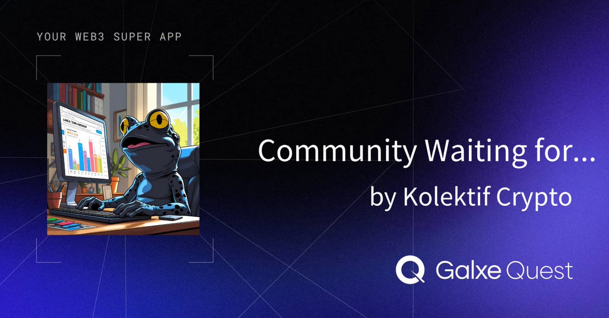 The Community Awaits the Linea Airdrop!

When? <a href="/LineaBuild/">Linea.eth</a> 

Join our <a href="/GalxeQuest/">Galxe Quest</a> and mint memory NFT!

app.galxe.com/quest/VZqkvnfD…