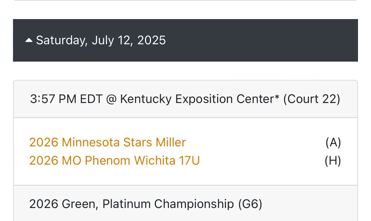👀 The 17U girls are undefeated and play in the Semi-finals today at 3:57pm on court 22 🏀🔥🧡🏀