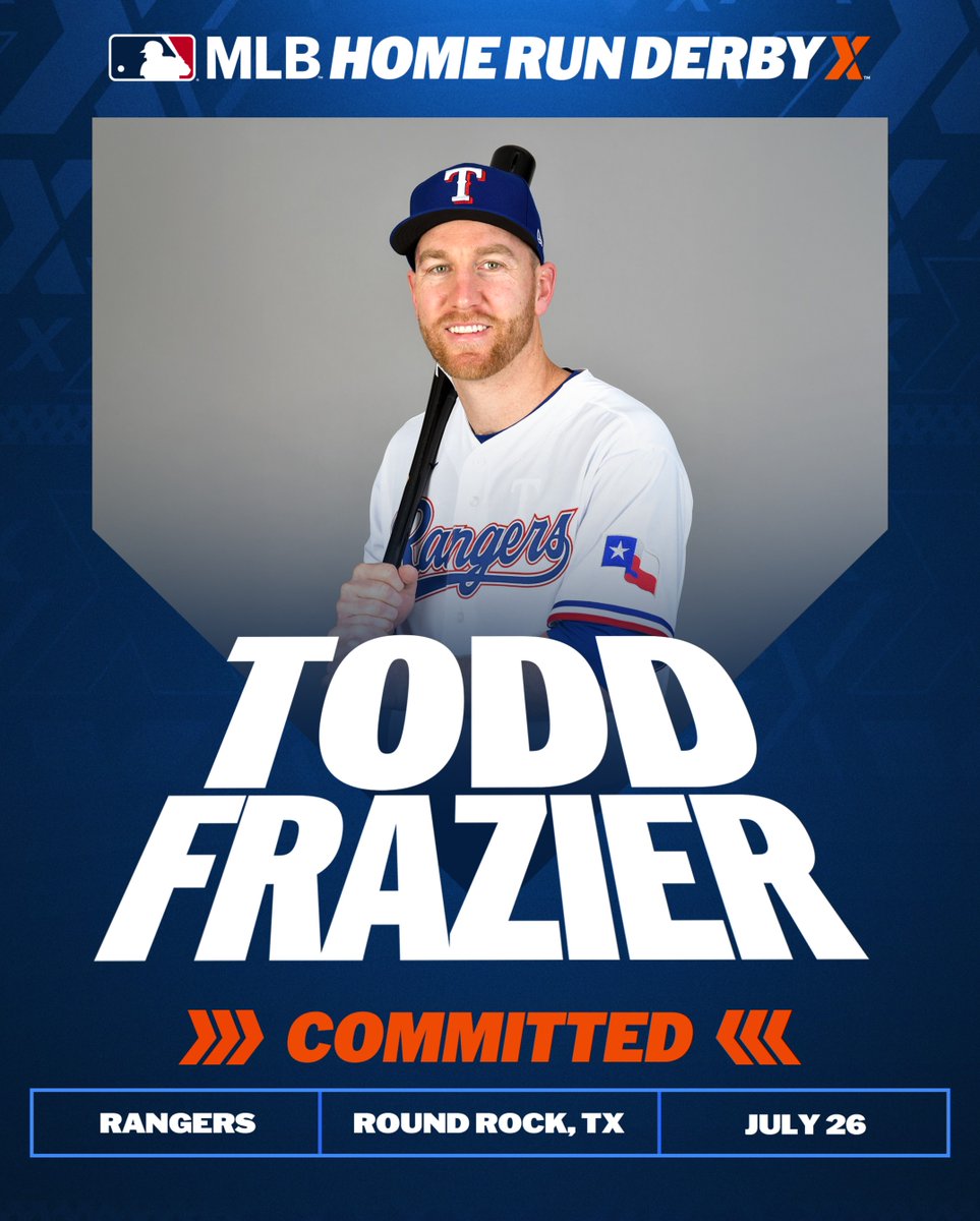 Round Rock Express (@rrexpress) on Twitter photo A Home Run Derby legend is back in his element!🏆💥
Catch <a href="/FlavaFraz21/">Todd Frazier</a> at #DellDiamond on July 26 for <a href="/homerunderbyx/">MLB’s Home Run Derby X</a>.
🎟️: bit.ly/46mA36t A Home Run Derby legend is back in his element!🏆💥
Catch <a href="/FlavaFraz21/">Todd Frazier</a> at #DellDiamond on July 26 for <a href="/homerunderbyx/">MLB’s Home Run Derby X</a>.
🎟️: bit.ly/46mA36t