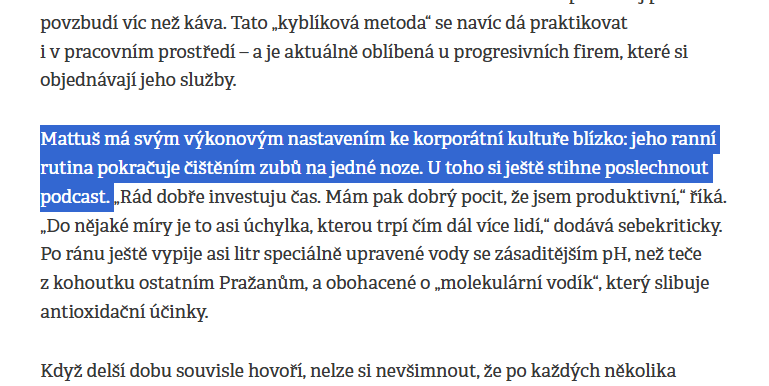 PrasmanDunka's tweet image. Stejně by mě zajímalo, jaká je finanční hranice, aby ze sebe člověk začal veřejně dělat idiota čistícího si zuby na jedné noze za poslechu podcastů kvůli prodeji svých zbytečných kurzů, místo aby normálně pracoval.