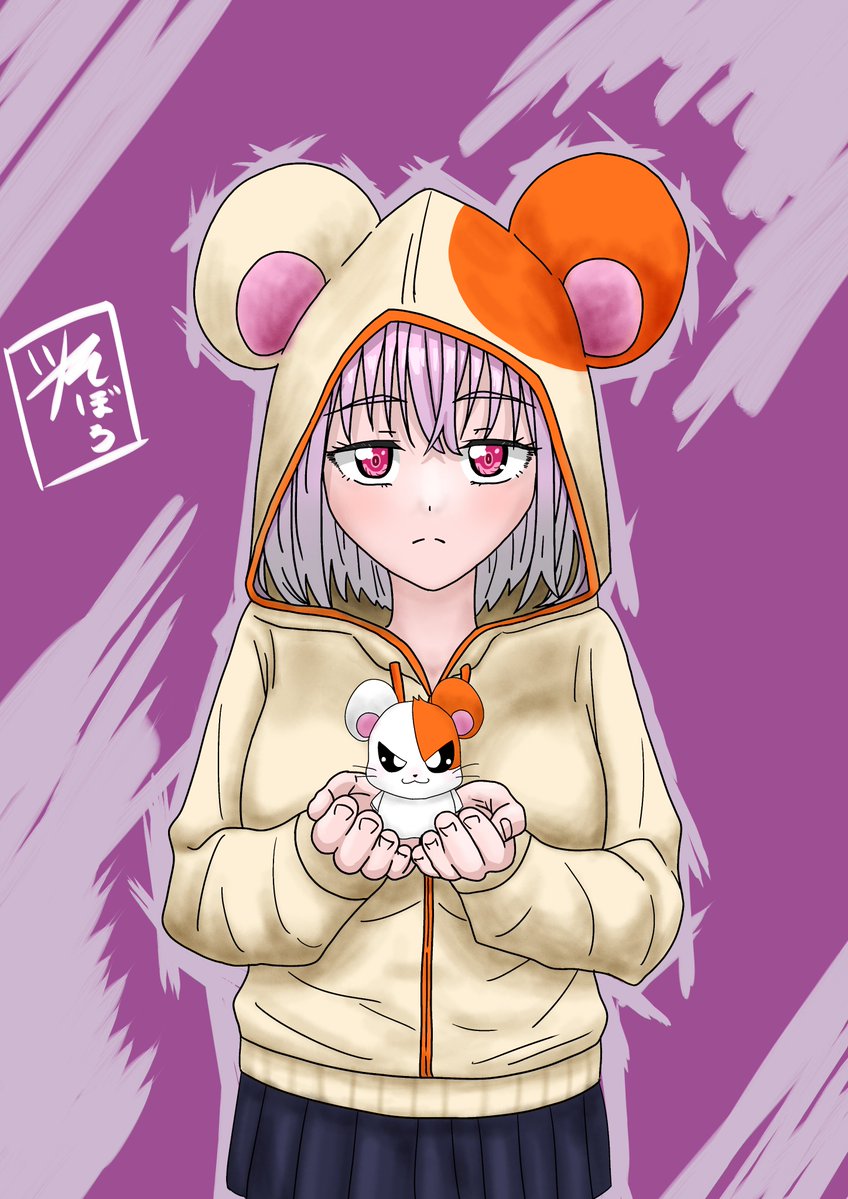 Ekakusoboro's tweet image. ハム太郎とアカネ様です。