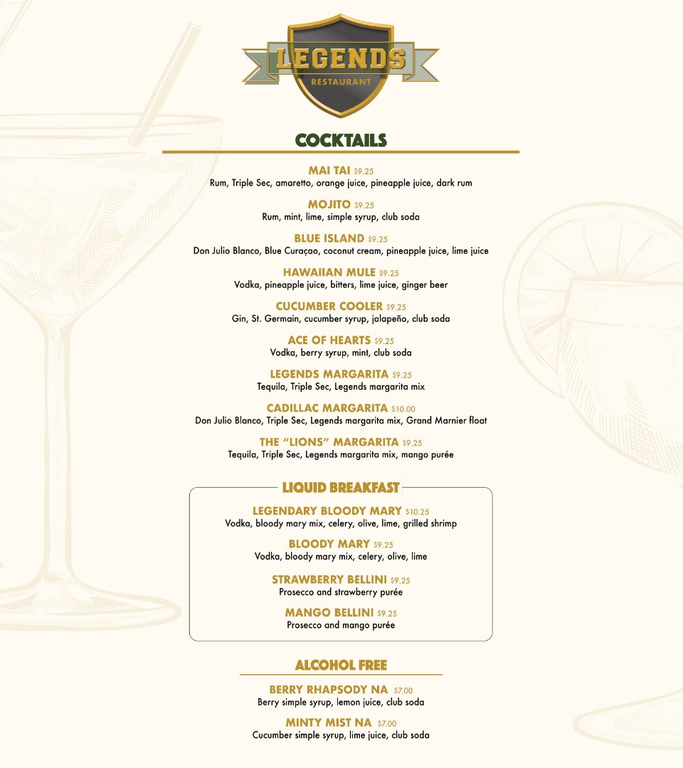 SaracenCasinoAR's tweet image. 🍸 A New Legend is Stirring... 🍹
From mango margaritas to mojitos and mules — our new cocktail menu at Legends Restaurant is shaking things up. Come sip, savor, and discover your new favorite! 🥂