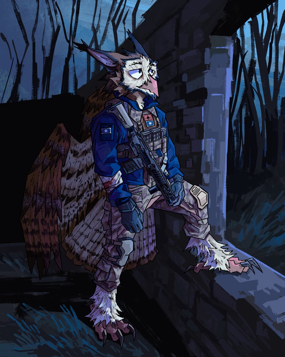 sleepy_muzzle's tweet image. commission for @OppkleskFalk