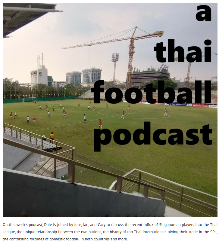 A Thai Football Podcast
Close Season Special 14: Jose Raymond, Ian, and Gary Koh
Our brand new close season special is out now. Listen here dalefarrington.podbean.com/e/close-season…
<a href="/TMSG01/">tmsgoal</a> <a href="/lfc1an/">ian 🇸🇬🐆</a> <a href="/GaryKLH/">Gary Koh</a>

Details below