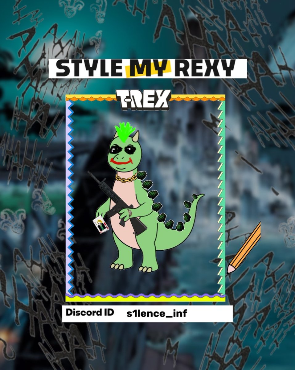 silence_inf's tweet photo. Took part in the ROAR DAY #2
"Style My Rexy" event

I think that it's hot. If you don't think so, my Rexy will come to you:)

#StyleMyRexy @TREX_chain https://t.co/wQgwourSAW