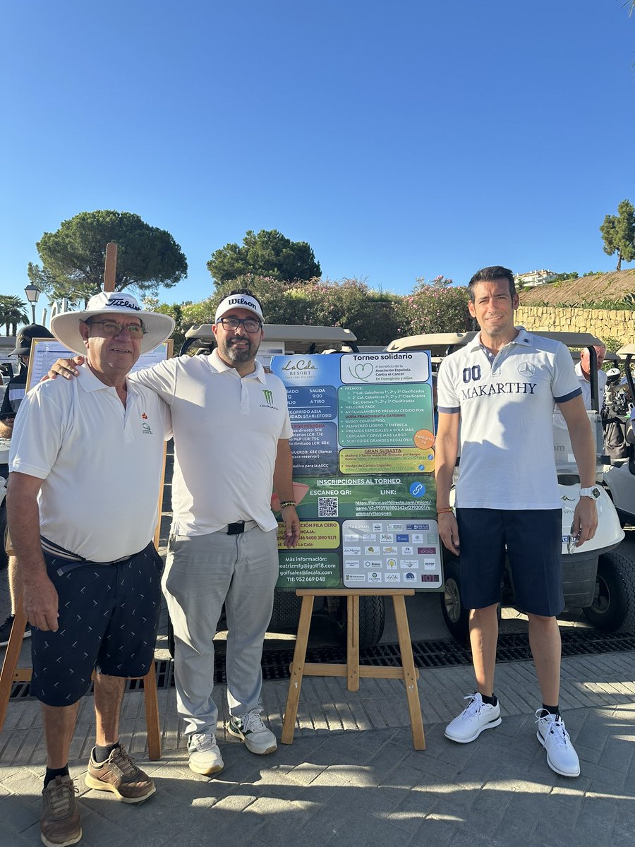 Vox_Fuengirola's tweet image. Felicidades a la AECC de Fuengirola y Mijas por el fantástico torneo benéfico de Golf celebrado hoy en La Cala Golf‼️

Un placer participar activamente en él y colaborar en todo lo que ha sido posible. 

Una labor desinteresada e impagable por desgracia cada vez más necesaria.
