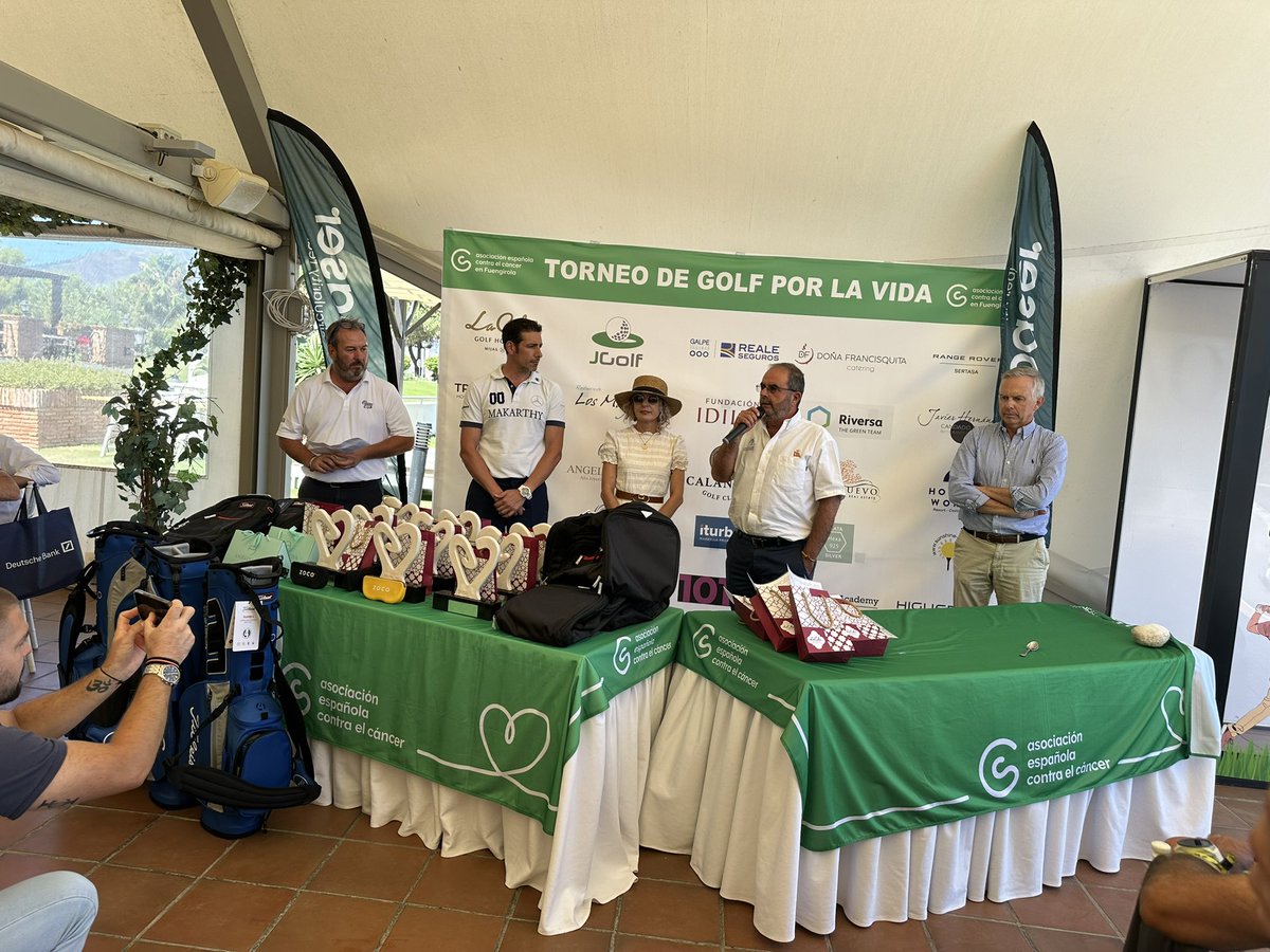 Vox_Fuengirola's tweet image. Felicidades a la AECC de Fuengirola y Mijas por el fantástico torneo benéfico de Golf celebrado hoy en La Cala Golf‼️

Un placer participar activamente en él y colaborar en todo lo que ha sido posible. 

Una labor desinteresada e impagable por desgracia cada vez más necesaria.