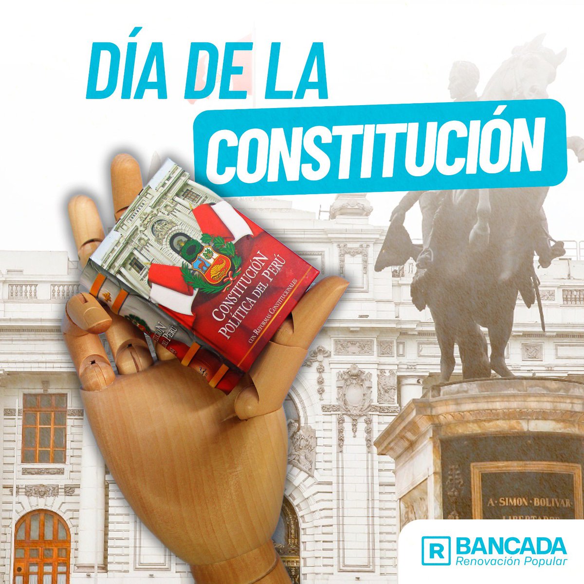 Bancada Renovación Popular (Oficial) (@bancada_rp) on Twitter photo 📅 #12Jul | ¡Hoy celebramos el Día de la Constitución Política del Perú! 🇵🇪
Desde la <a href="/bancada_rp/">Bancada Renovación Popular (Oficial)</a> rendimos homenaje a la Carta Magna que rige nuestro destino como Nación soberana y democrática. Asimismo, renovamos nuestro compromiso de defender con firmeza el Estado de Derecho, 📅 #12Jul | ¡Hoy celebramos el Día de la Constitución Política del Perú! 🇵🇪
Desde la <a href="/bancada_rp/">Bancada Renovación Popular (Oficial)</a> rendimos homenaje a la Carta Magna que rige nuestro destino como Nación soberana y democrática. Asimismo, renovamos nuestro compromiso de defender con firmeza el Estado de Derecho,