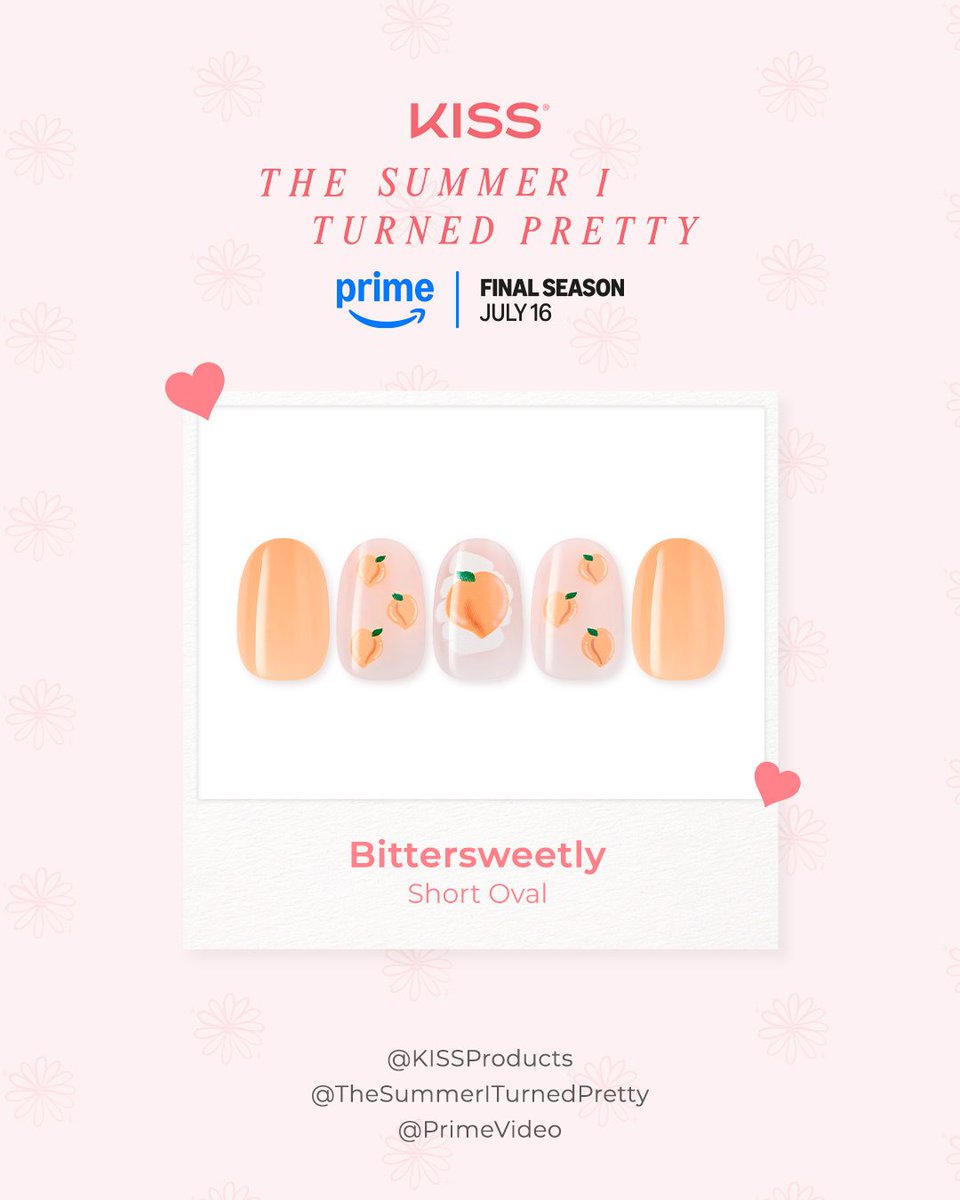 KissProducts's tweet photo. Summer, love, and a little bit of glam...
#TheSummerITurnedPretty #KISSTheSummerITurnedPretty#KISSnails https://t.co/eAKPesTRYq