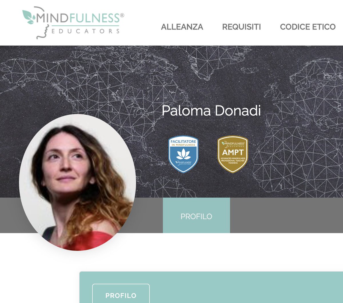 🌍 Sono ufficialmente nel Registro Globale dei Professionisti Certificati #Mindfulness Educators!

🌿 Offro percorsi individuali, di gruppo e in azienda.
#MindfulnessTrainer #mindfulnessinazienda #mindfulnessallavoro #BenessereMentale #benesserelavorativo #benesserepersonale