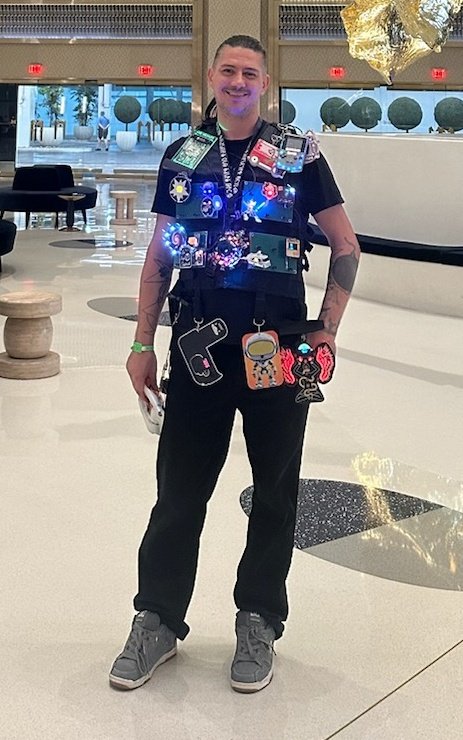 Come find me at Defcon for a free SAO badge! #badgelife #defcon33 <a href="/DefconParrot/">DEF CON Parrot🦜</a> and don't forget to checkout the badgelife village this year